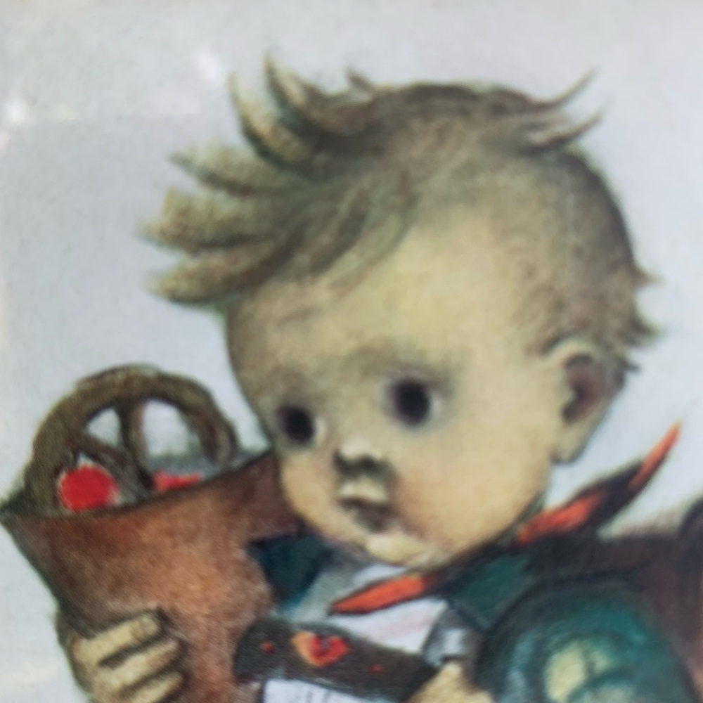 Vintage Trio of Hummel Framed Art Prints Under Glass - Picture 10 of 14